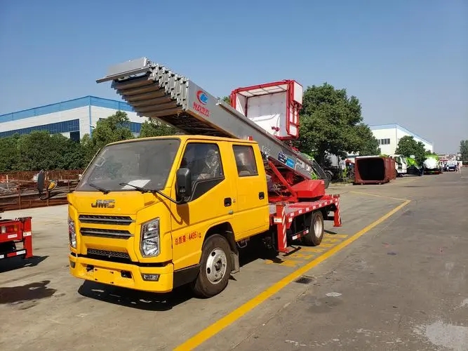 新华附近云梯车出租 砂石搬运